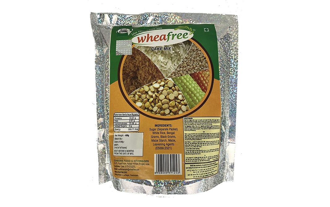 Wheafree Cake Mix    Pack  400 grams